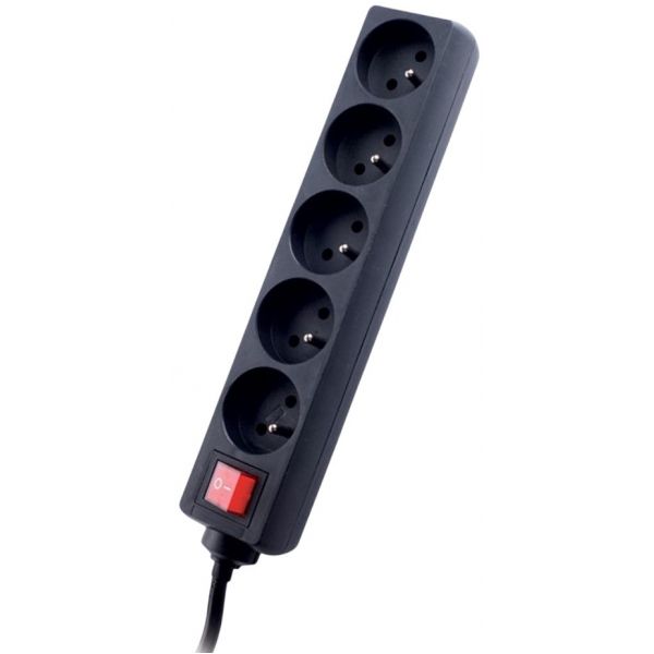 Przedłużacz sieciowy Tracker Power Patrol 1.8 m Black